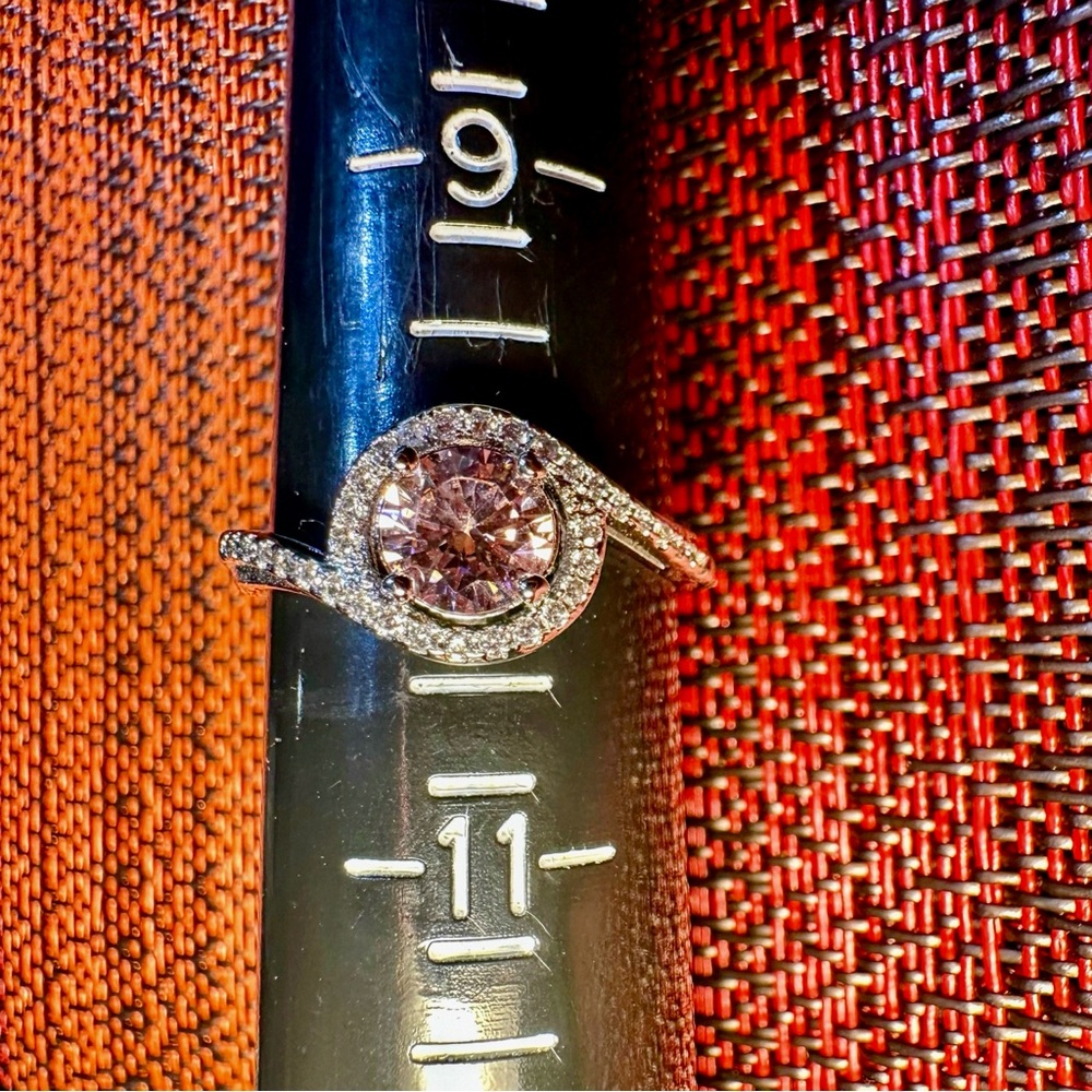 Fragrant Jewels Silver Ring with Pink Gem